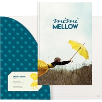 5.5" x 8.5" Full-Color ImageFlex Pocket journal w/ Business Card Slit,......