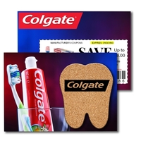 Post Card with Tooth Cork Coaster