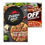 Postcard w/ Full Color Coaster - 1/16" Rubber 60 Mil Acrylic