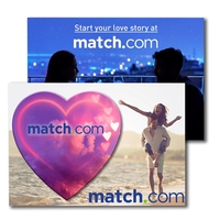 Post Card with Full Color Heart Coaster