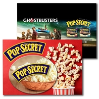 Post Card with Full Color Oval Coaster