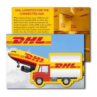 6" x 4" full-color direct mail postcard with 4" x 2.75"... from ASI 90807...