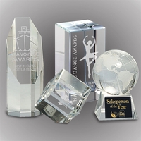 Premium Crystal Awards Selection - Decorated in USA