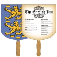 Shield Sandwiched Hand Fan
