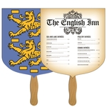 Shield Sandwiched Hand Fan