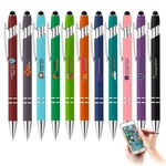 Rubber Finish Stylus Ballpoint Pen