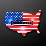 U.S.A. Country Flashing Pin