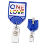 B-REEL™ ONE LOVE Pride Design Plastic Badge Reels