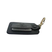 Snap On Luggage Tag. Brass or nickel colored snap available. Protective......