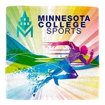 Full Color Sublimation Recycled RPET Microfiber 12"W X 12"H