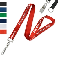These economical custom lanyards are available in six colors with three......