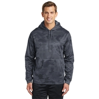 Sport-Tek Sport-Wick CamoHex Fleece Hooded Pullover.