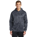 Sport-Tek Sport-Wick CamoHex Fleece Hooded Pullover.