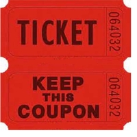 Tickets - Stock Blank Double Raffle