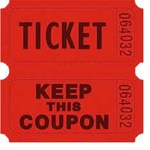 Tickets - Stock Blank Double Raffle