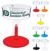 2 oz. Plastic Stemmed Margarita Sampler Glass