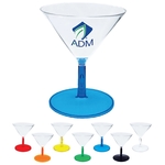 Plastic Stemmed Martini Sampler Glass