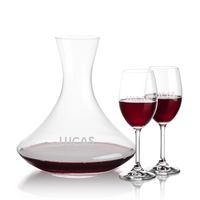 Lead free crystal 48oz. carafe with 2 or 4 wine glasses.... from ASI 84592 St...