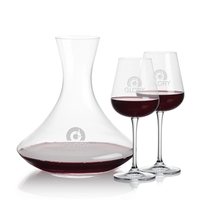Lead free crystal 48oz. carafe with 2 or 4 wine glasses.... from ASI 84592 St...
