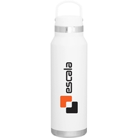 25 oz double wall 18/8 stainless steel thermal bottle with copper... from ASI...