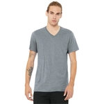 BELLA+CANVAS Unisex Heather CVC V-Neck Tee
