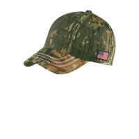 Port Authority Americana Contrast Stitch Camouflage Cap.