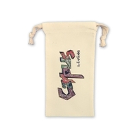 Weedy 100% Natural Cotton Drawstring Bag