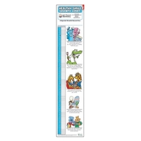 Growth Charts are 6.5 x 32 inches in size and are... from ASI 45815 Coloring...