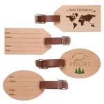 Wood Luggage Tag