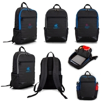 600D nylon transit backpack with PU backing, with two side pockets... from...
