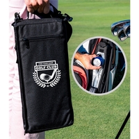 PEVA-lined 600 denier polyester golf cooler bag that holds up to... from ASI...