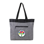 Heather Gray Open Tote