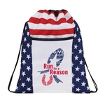 Patriotic Drawstring Backpack