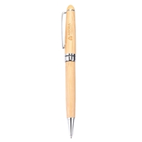 Silver Solstia - Bamboo Twist Ballpoint Pen.... from ASI 46755 Cosmo Promos