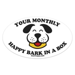 Full Color Oval Box Sticker (3" x 5")