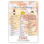 WINE & CHEESE PAIRING MENU (4"w x 6"h)