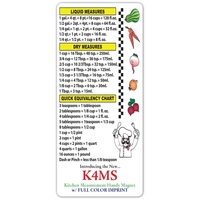 HANDY KITCHEN MEASUREMENT MAGNET - MADE IN USA