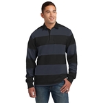 Sport-Tek Classic Long Sleeve Rugby Polo.