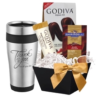 Chocolate and Cocoa basket with Tumbler... from ASI 89971 Stuff A Mug