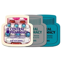 This jar or bottle jar opener is well suited for pharmaceuticals.... from ASI...