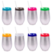 Tumbler, Stailess Steel with colored lids.... from ASI 85620 H M Schmidt Co Inc