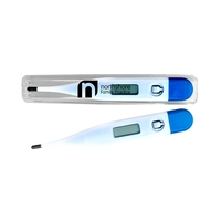Thermometer provides accurate digital read in Fahrenheit. FDA certified.......