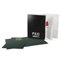 Small Quantity 9"x12" Presentation Folders, 1 standard color foil stamp...