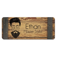 1.25" x 3" custom printed rectangle FRP name badges.... from ASI 92531 Unique...