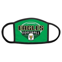 4" x 6" custom printed childs fabric face mask with nose... from ASI 92531...