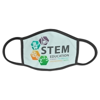 5.5" x 8" custom printed fabric face mask with nose bridge.... from ASI 92531...