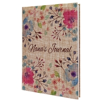 7" x 9.75" Burlap Journal with Lined Notepad