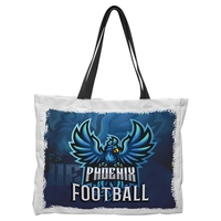 16" x 20" custom printed poly tote bag with a 4"... from ASI 92531 Unique...
