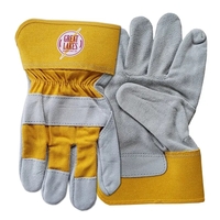 Yellow Suede Work Gloves
