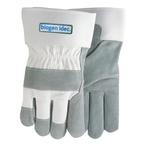 White Suede Work Gloves